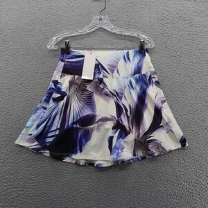 Calia 15 Inch Eagle Skort Small Multi Color Women Golf Athletic Ghost Flower NWT